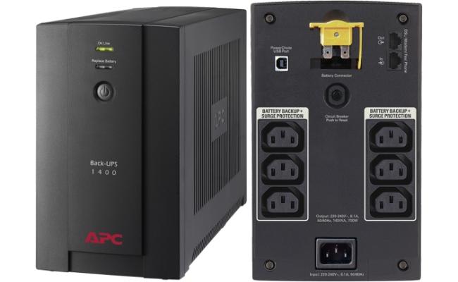 APC Back-UPS BX1400UI 1400 VA 700 Watts 8 Outlets UPS